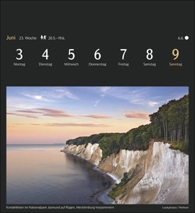 Deutschlands Natur Postkartenkalender 2024. Die schönsten Landschaften in einem Tischkalender: Postkarten zum Sammeln und Verschicken. Jede Woche die Schönheit Deutschlands!