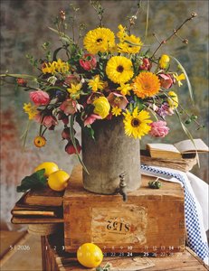 Die schönsten Blumensträuße Kalender 2026