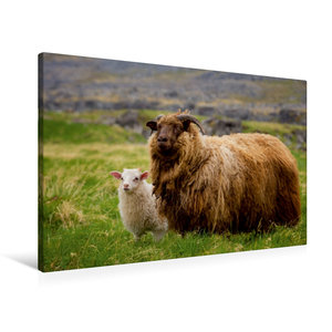 Premium Textil-Leinwand 90 cm x 60 cm quer Ein Motiv aus dem Kalender Beautiful Nature - Iceland