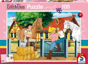 Puzzle - Bibi und Tina auf dem Martinshof (100 Teile)