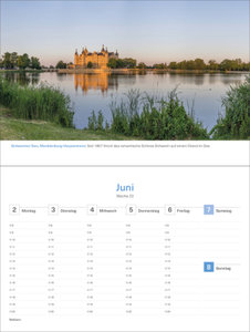 Tage am Wasser in Deutschland - KUNTH Tischkalender 2025