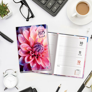 Trötsch Taschenkalender A6 Flowers 2025