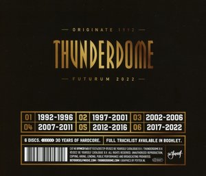 Thunderdome 2022 - 30 Years Of Hardcore, 6 Audio-CD