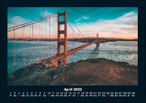 Städte und Skylines der USA 2022 Fotokalender DIN A4