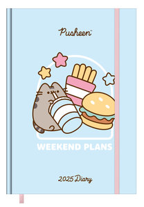 Pyramid – Pusheen 2025 Diary 14,8x21cm (A5), tägliches Notizbuch, niedliches Schreibwaren Zubehör für Büro & Schule