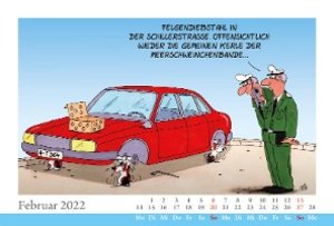 Uli Stein – Tischkalender 2022: Monatskalender zum Aufstellen