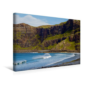 Premium Textil-Leinwand 45 cm x 30 cm quer Talisker Bay, Isle of Skye