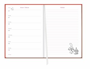 Simons Katze Agenda A5 Kalender 2022