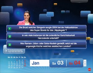 Quizduell Olymp Tagesabreißkalender 2026