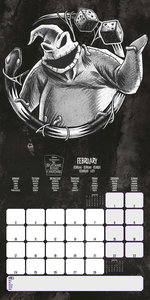 Pyramid – The Nightmare before Christmas 2025 Broschürenkalender, 30x30cm, Kalender für Fans des kultigen Animationsfilm, Monatsübersicht, nachhaltig nur mit Papierumschlag