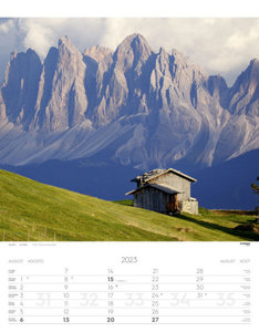 Weltnaturerbe Dolomiten Kalender 2023