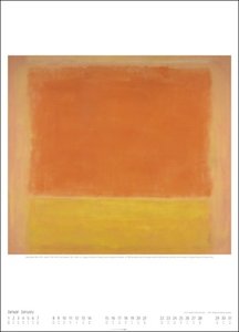 Mark Rothko Kalender 2024. Meisterwerke des abstrakten Expressionismus in einem XXL Wandkalender. Hochwertiger Kunstkalender Großformat 49x68 cm.