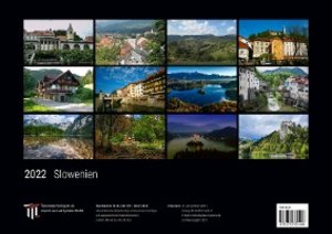 Slowenien 2022 - Black Edition - Timokrates Kalender, Wandkalender, Bildkalender - DIN A3 (42 x 30 cm)