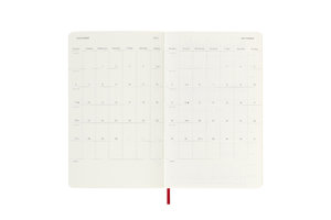 Moleskine 18 Monate Wochen Notizkalender 2022/2023, Large/A5, Scharlachrot