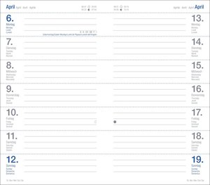 Wochen-Taschenkalender, schwarz 2026