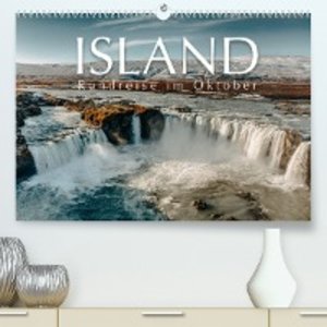 Island - Rundreise im Oktober (Premium, hochwertiger DIN A2 Wandkalender 2023, Kunstdruck in Hochglanz)