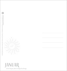 Krafttiere Postkartenkalender 2026