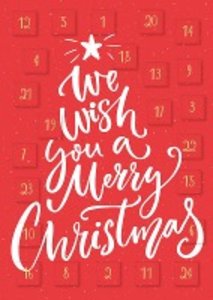 Mini-Adventskalender mit Umschlag zum Verschicken - Schöne Weihnachtszeit - WWS