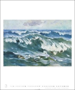 Die schönsten Meereslandschaften Edition Kalender 2024. Der Sehnsuchtsort Meer dargestellt in großartigen Kunstwerken. Jahres-Wandkalender 2024 im Format 46x55 cm.
