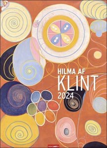 Hilma af Klint Kalender 2024. Kunstkalender im Großformat 49 x 68 cm mit Kunstdrucken der Pionierin der Abstraktion