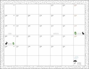 Ereigniskalender Monatsplaner Kalender 2022