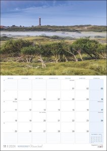 Norderney ...meine Insel Planer 2024. Schöne Inselfotos und ein praktischer Terminkalender für die Wand. Raum für Urlaubsfeeling und Notizen! Dekorativer Kalender 2024.