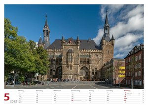 Aachen 2022 Bildkalender A3 quer, spiralgebunden