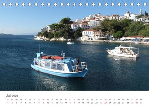 Sporadeninsel Skiathos (Tischkalender 2023 DIN A5 quer)