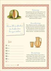 Was Großmutter noch wusste Wochenkalender 2025 - mit Tipps für Haushalt, Gesundheit und Garten