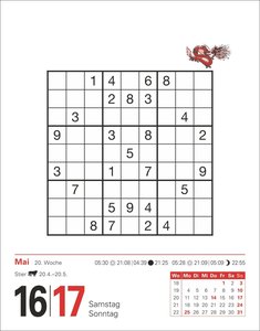 Sudoku Tagesabreißkalender 2026
