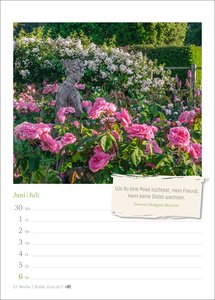 Zauberhafte Gärten Wochenkalender 2025