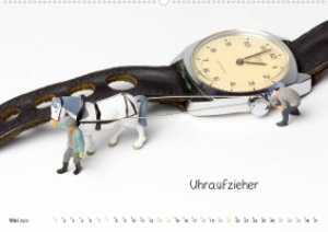 Uhraufzieher ... und andere Mini-Welten (Premium, hochwertiger DIN A2 Wandkalender 2023, Kunstdruck in Hochglanz)