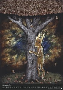 Inner Mystic Posterkalender 2023 von Andy Kehoe. Märchenhafter Wandkalender mit 12 mystischen Traumwelten. Magischer Kalender 2023 XXL. 37x54 cm. Hochformat