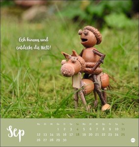 Eichelmännchen Postkartenkalender 2022