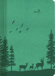 Buchkalender Nature Line Forest 2024 - Taschen-Kalender A5 - 1 Tag 1 Seite - 416 Seiten - Umwelt-Kalender - mit Hardcover - Alpha Edition