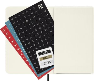 Moleskine 12 Monate Wochen Notizkalender Deutsch 2025, Pocket/A6