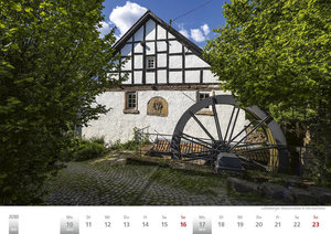 Rheinland 2024 Wandkalender A4 quer Spiralbindung 28 Blatt mit 56 Seiten