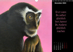 Die Botschaft der Krafttiere (Wandkalender 2023 DIN A3 quer)