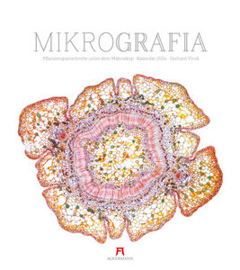 MikroGrafia - Pflanzenquerschnitte unter dem Mikroskop - Gerhard Vlcek - Kalender 2024