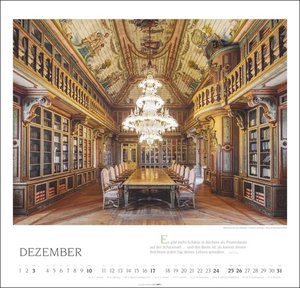 Welt der Bibliotheken 2023. Architektur-Kalender 2023 mit stimmungsvollen Fotografien. Großer Wandkalender 48x46 cm mit Monatskalendarium.