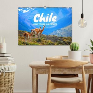 Chile - Land voller Kontraste (Wandkalender 2024 DIN A3 quer), CALVENDO Monatskalender