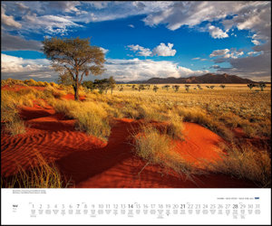 Namibia 2023 - Foto-Kalender - Poster-Kalender - 60x50 - Wildnis - Natur - Reisen