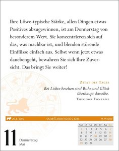 Löwe Sternzeichenkalender 2023