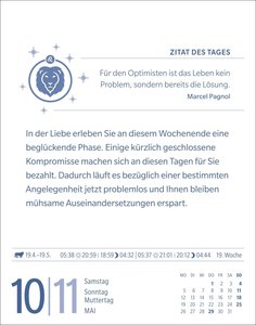 Löwe Sternzeichenkalender 2025