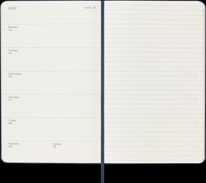Moleskine 18 Monate Wochen Notizkalender 2024/2025, L/A5