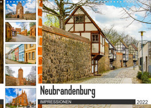 Neubrandenburg Impressionen (Wandkalender 2022 DIN A3 quer)