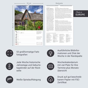 Sylt Wochenplaner 2026 - Eine Reise in 53 Bildern