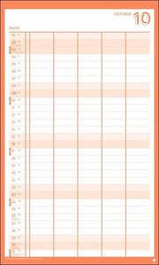 Neon Orange Familienplaner XL Kalender 2022