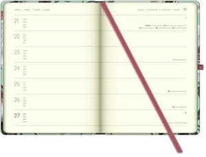 GreenLine – Diary Jungle 2025 Buchkalender, 16x22cm, Kalender mit hochwertigem Papier, praktische Alltagsorganisation für persönliches & berufliches Zeitmanagement