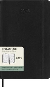 Moleskine 12 Monate Monats Notizkalender 2025, Large/A5